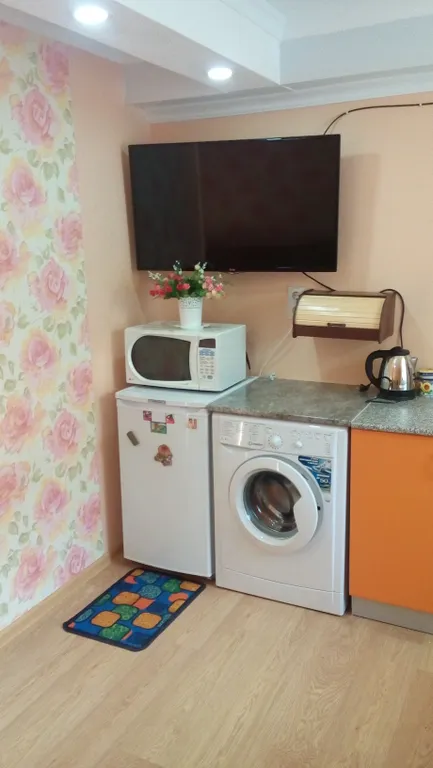 Уютная комната-студия в центре города с цветущим двориком с фонтанчиками