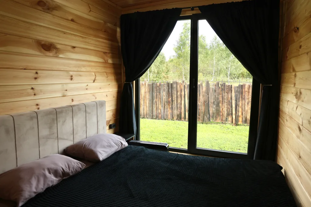 Стильный загородный домик в стиле Black