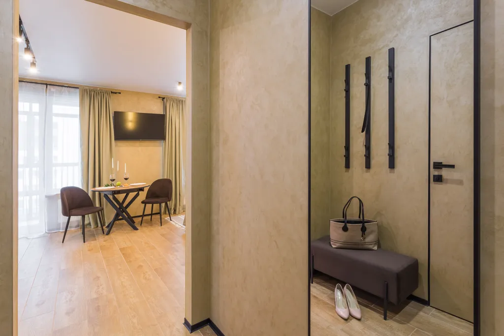 Стильная Amber Studio с видом на озеро