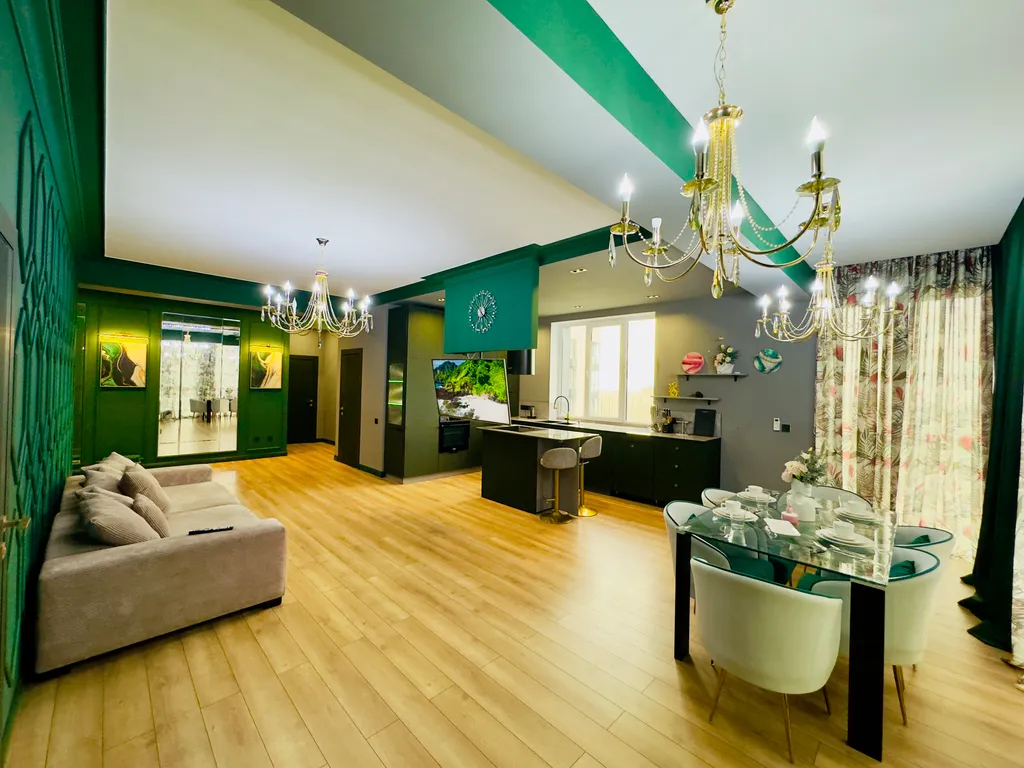 Люкс квартира с 2 спальнями с панорамным видом