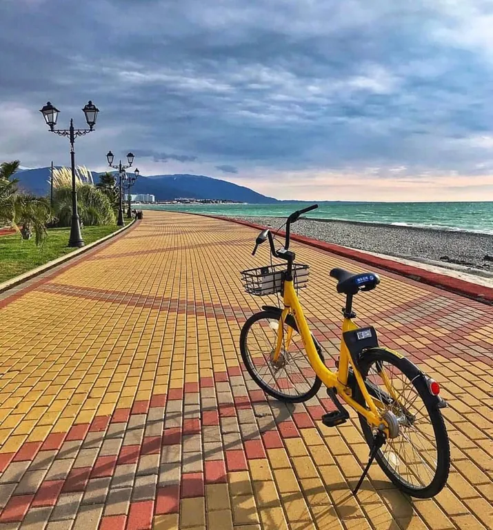 Квартира Квартира Атмосферный апартамент в морском стиле с видом на море в 300м до пляжа — Сириус