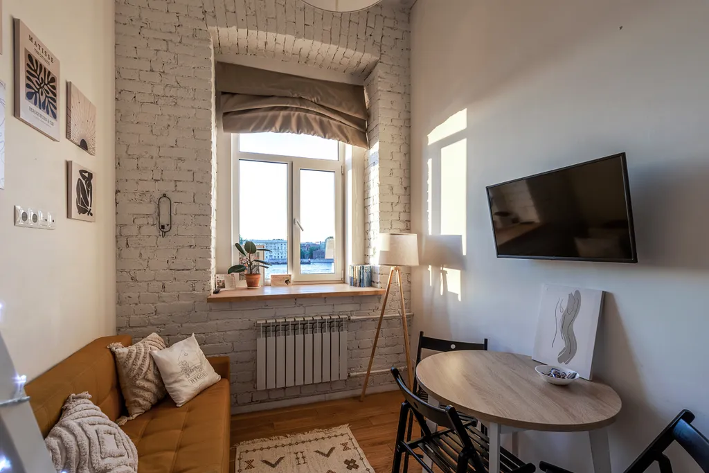 Studio 7 Neva View с потрясающим видом на Неву