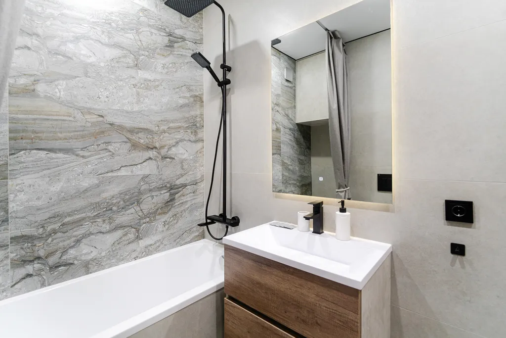 Дизайнерская 1-к квартира с проектором G-Drive Арена