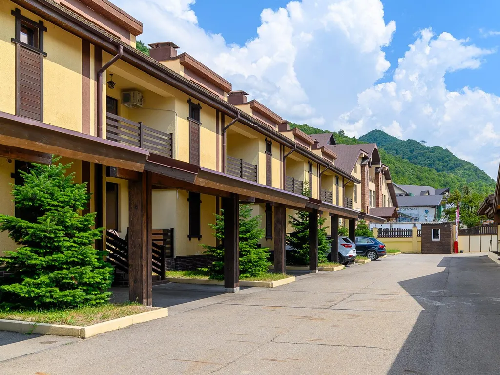 Таунхаус у подъемника с барбекю и прекрасным видом на горы