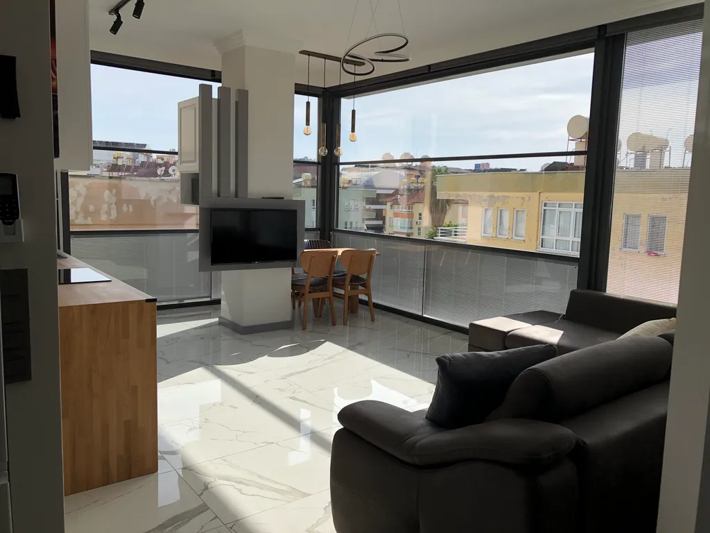 Необычная люкс квартира в районе Клеопатра в 150 метрах от моря — аренда посуточно в Аланья