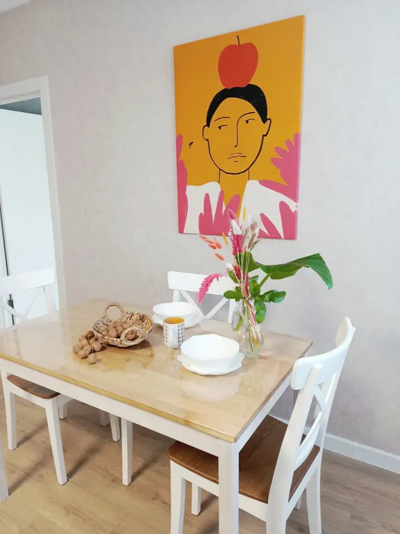 Просторная светлая евродвушка в центре