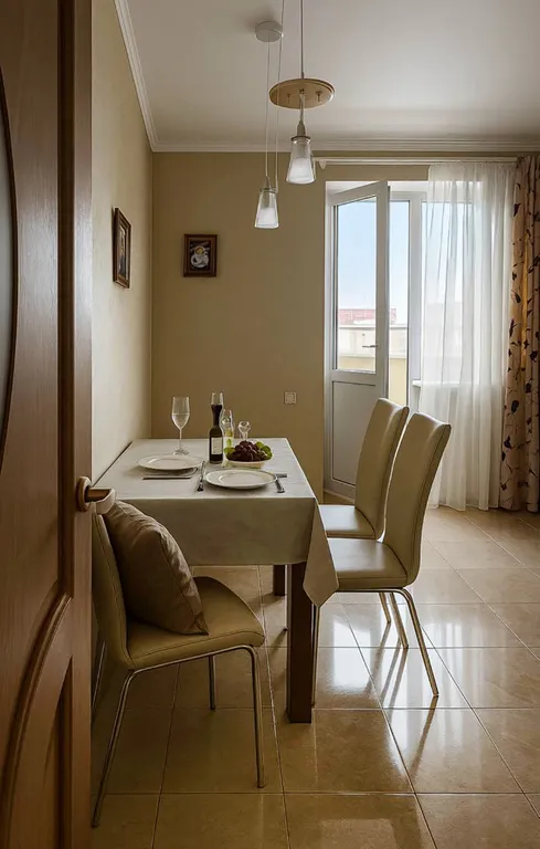 Уютная квартира возле курортной зоны, панорамные виды, камин