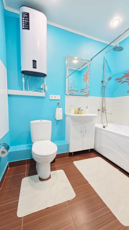 Замечательная квартира в центре с шикарным видом на реку Кама и лес