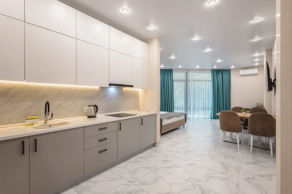 Квартира Дизайнерская студия в ЖК Дюльбер — аренда посуточно в Кореиз