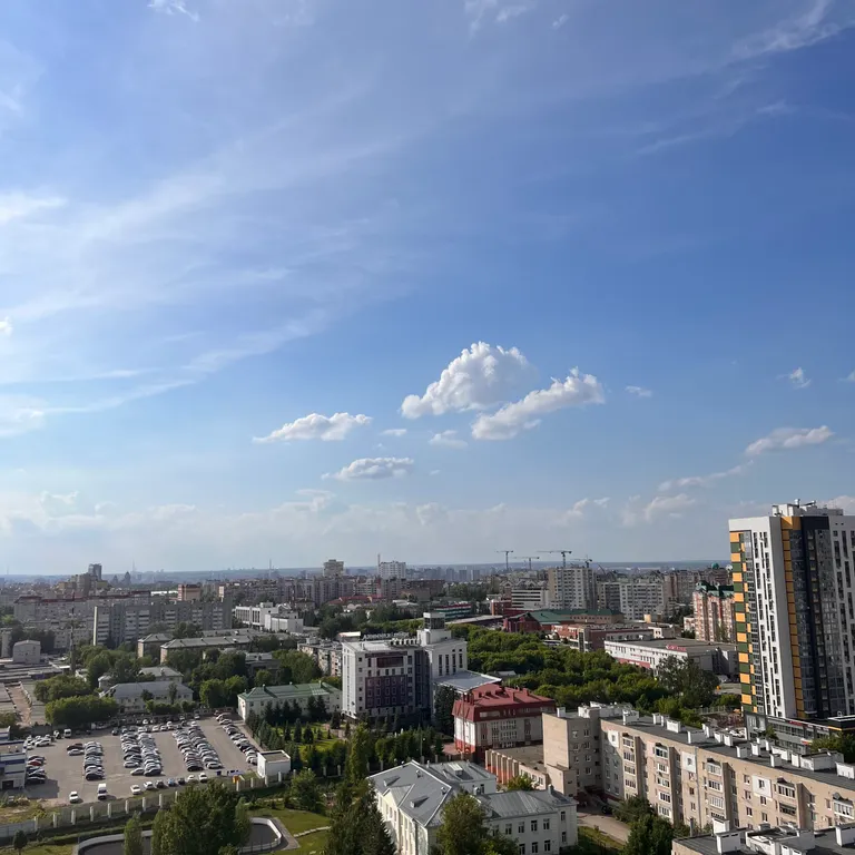 Уютная студия с видом на Волгу