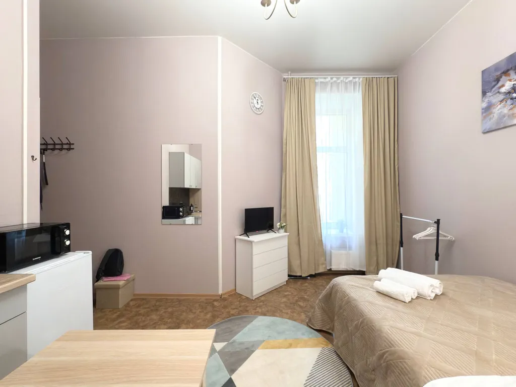 Квартира Квартира Бюджетная и уютная студия — Санкт-Петербург