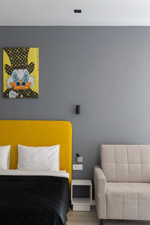 Квартира Квартира Стильный апартамент Yellow — Нижний Новгород