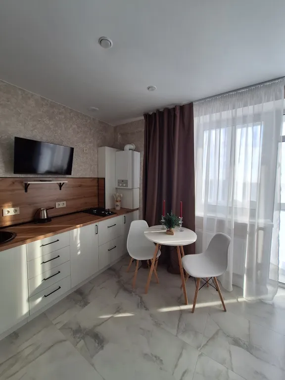 Уютная студия с видом на горы