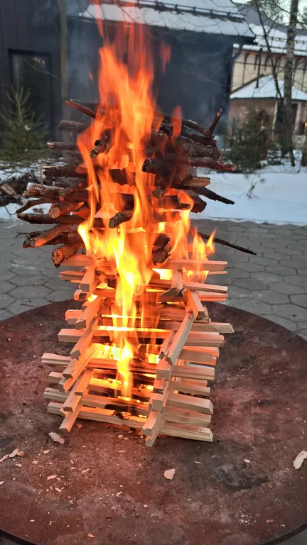 Барнхаус в лесу с розовой гостиной