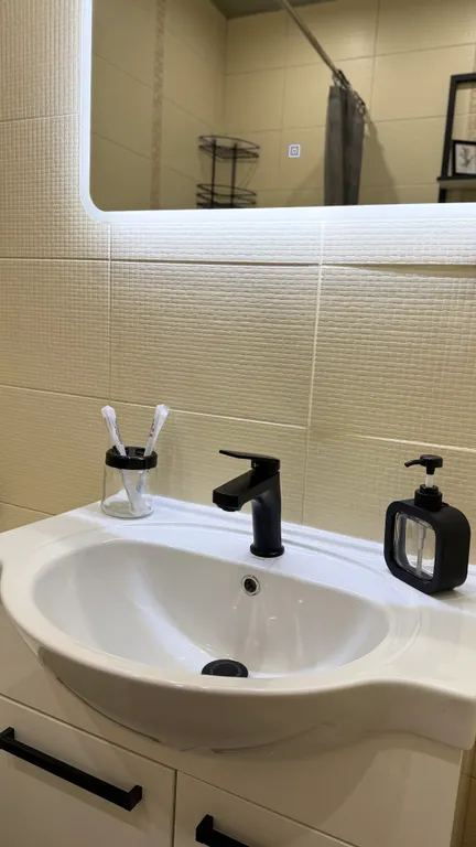 Уютная квартира на 10 этаже с красивым видом на город