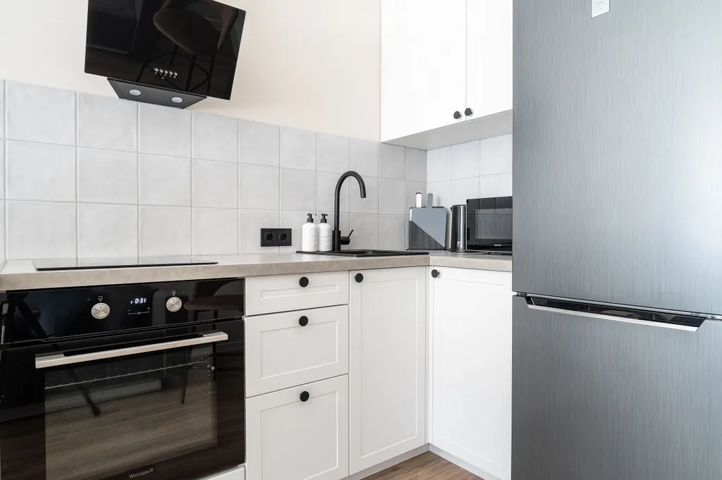 Студия с красивым видом на лесопарк