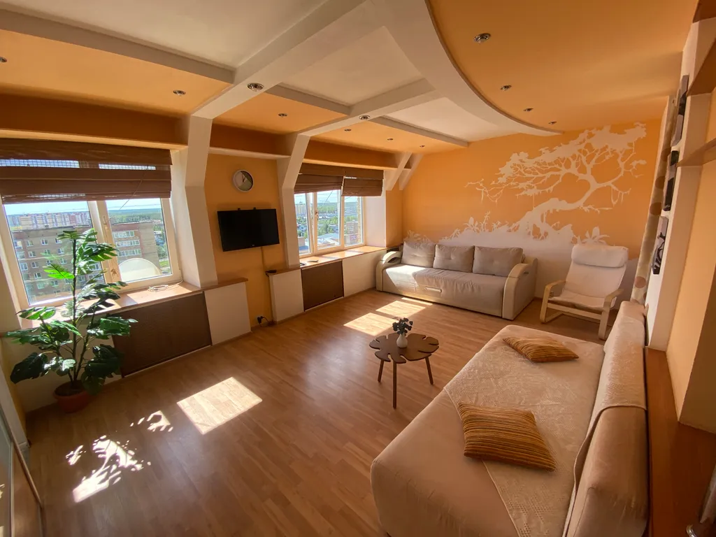 Просторная квартира с потрясающим видом на город