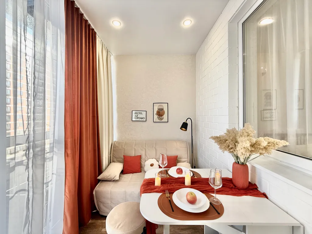 Квартира Квартира Мини-люкс Волшебный терракот — Краснодар