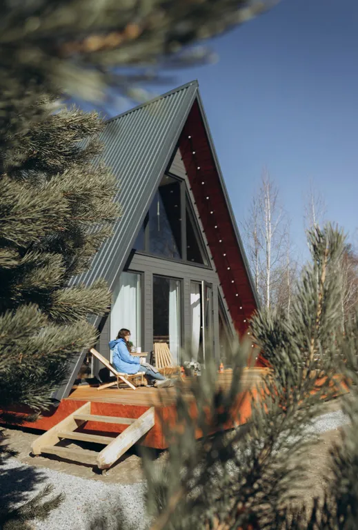 Коттедж Треугольный дом. — аренда посуточно в Тобольск