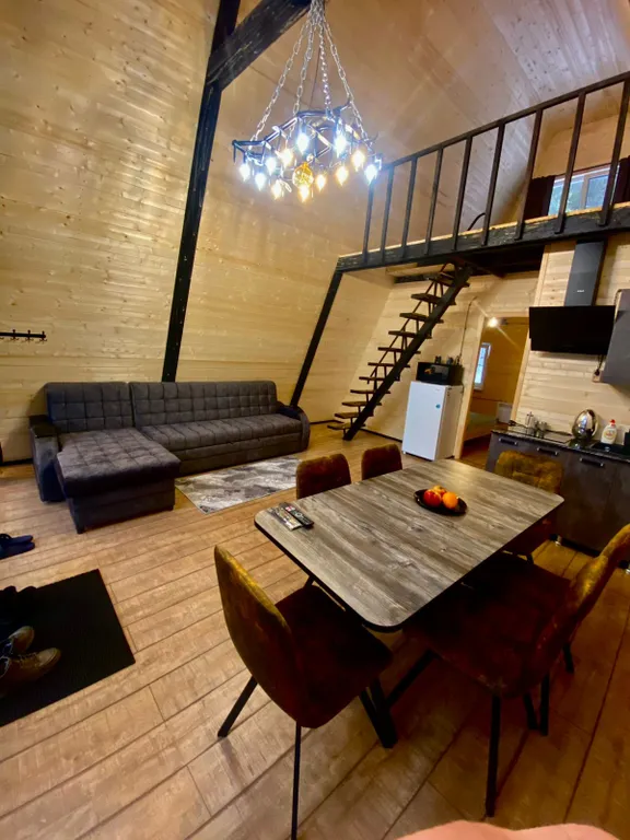 Коттедж Коттедж A-frame №2 в лесу — Архыз