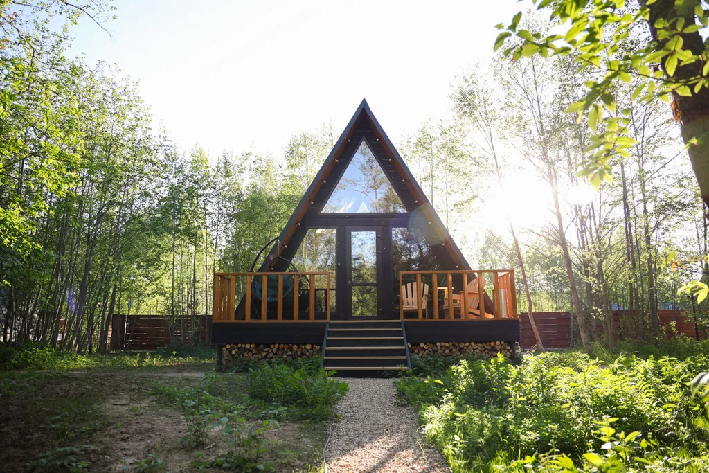 Дом River 6 (банный чан с видом на речку)