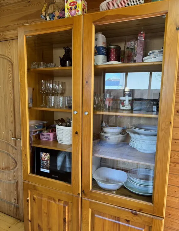 Уютный домик с печью-камином в центре