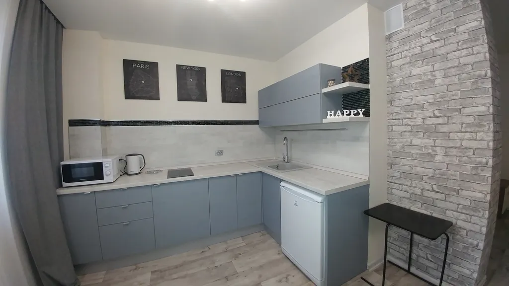 Комфортабельная студия с дизайнерским ремонтом в стиле Лофт