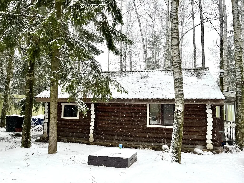 Уютный бревенчатый дом и баня, на одном участке