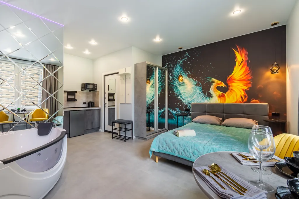 Студия с джакузи в ЖК Миниполис-Дивный