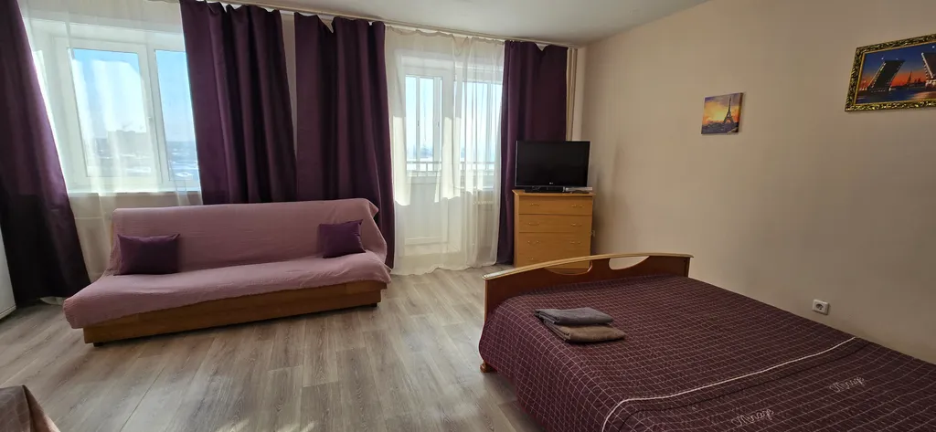 Студия с шикарным видом на реку Ангару