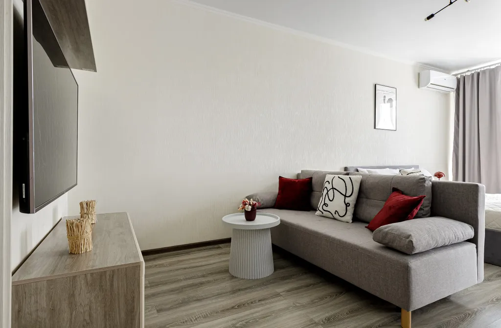 Атмосферная 2-комнатная квартира на 21 этаже