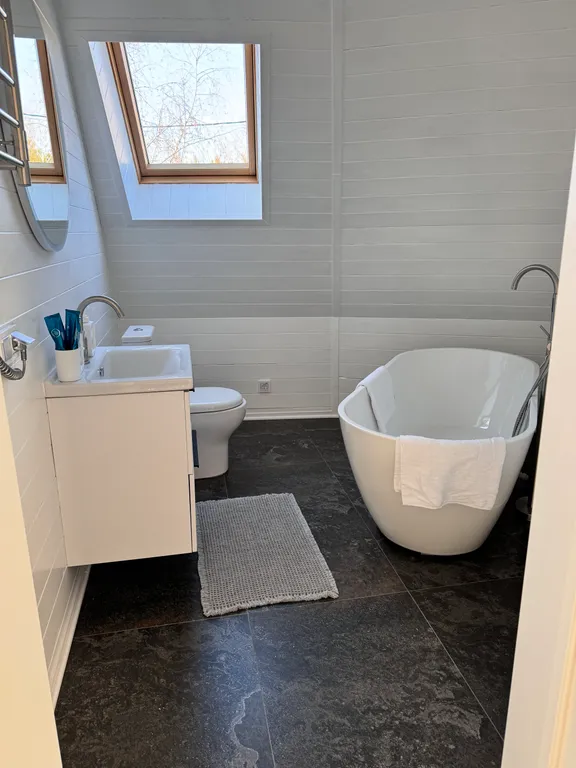 Уникальный дом-сфера с русской печью