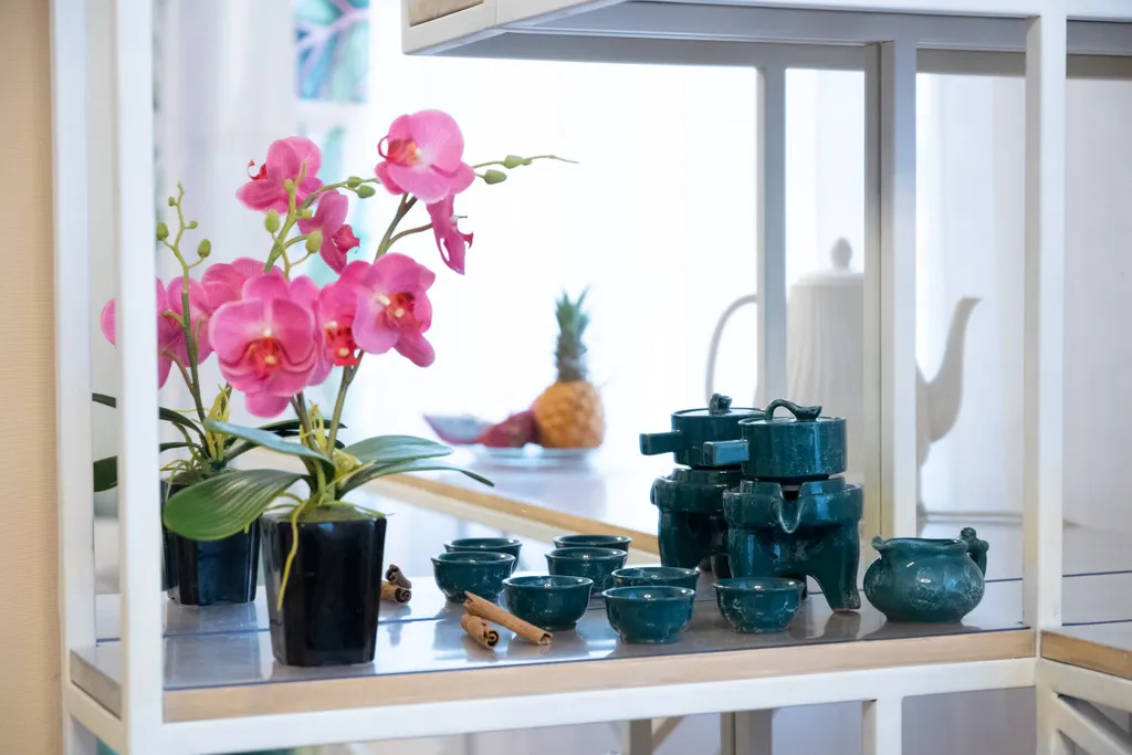 Уютная квартира с большим аквариумом