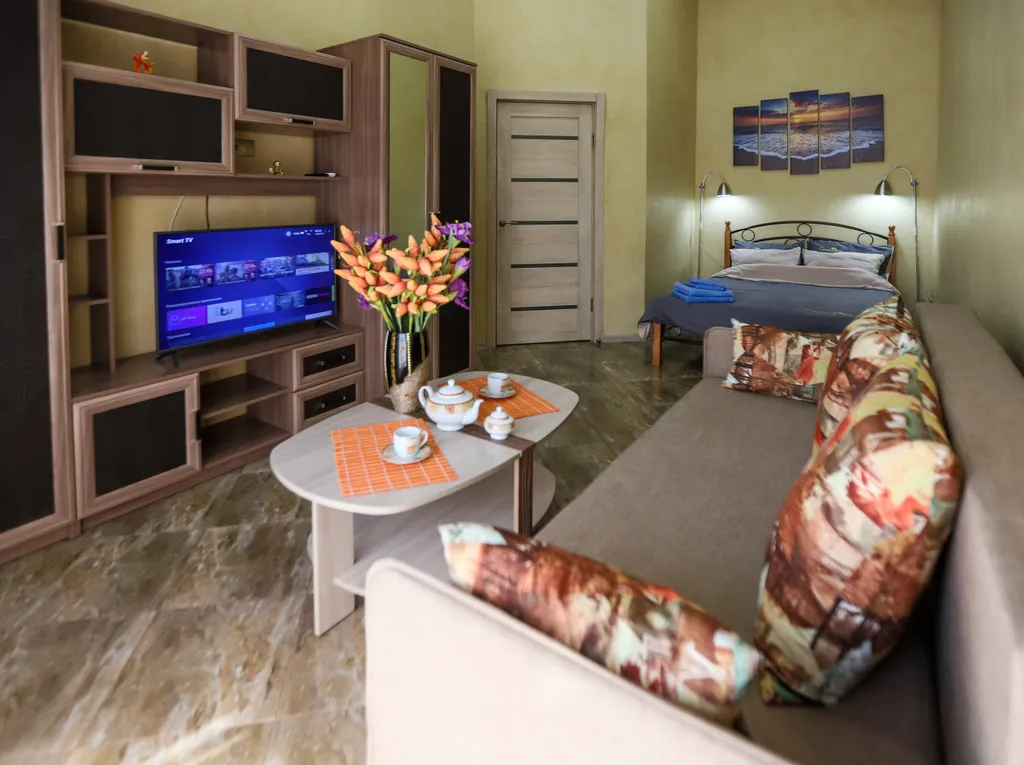 Квартира Уютная квартира, новострой с красивым видом (11 этаж) — Симферополь