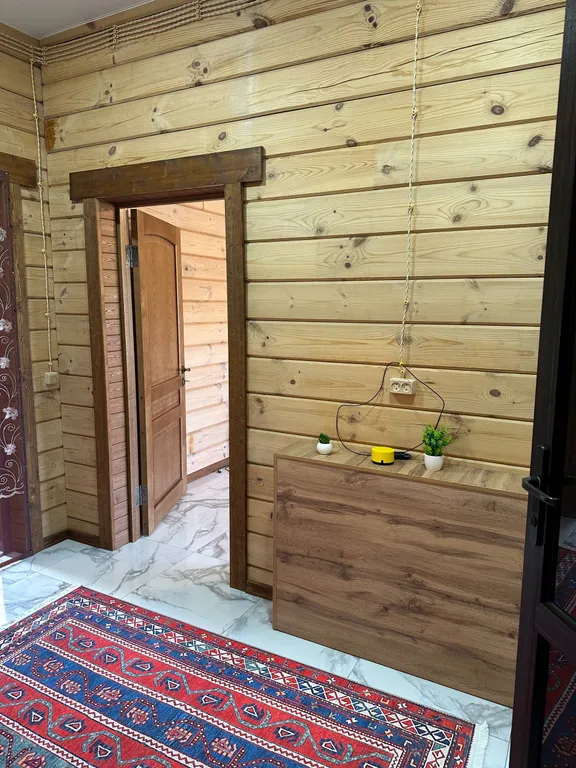 Роскошный эко дом Аквамарин с террасой у водопада и леса