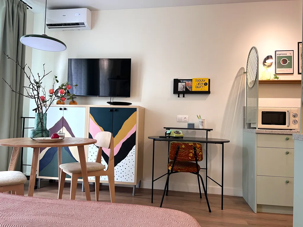 Квартира Квартира Уникальная студия Зеленый шум — Ярославль