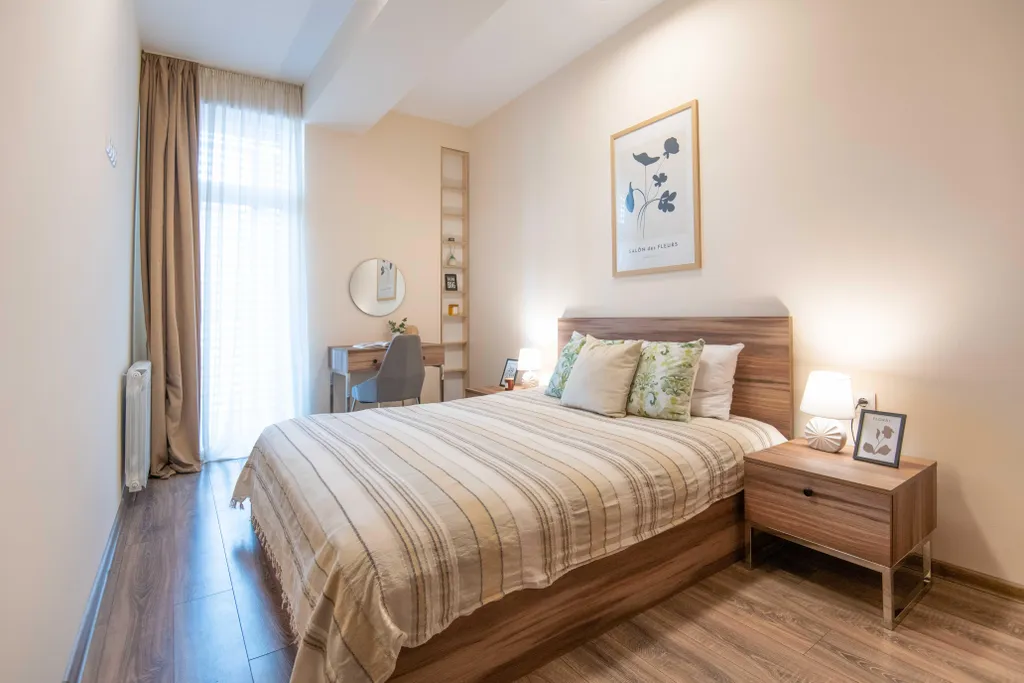 Уютные светлые апартаменты