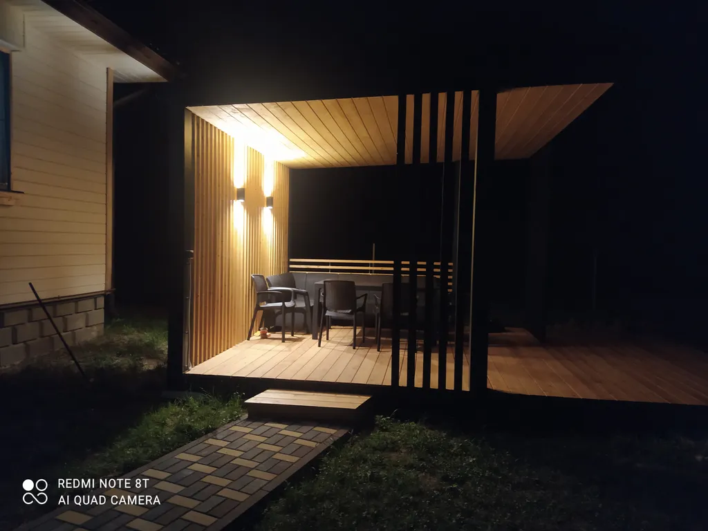 Уютный дом в лесном массиве