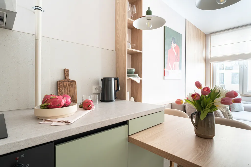 Квартира Квартира с отдельной спальней и рабочим местом в 900 метрах от пляжа — Зеленоградск