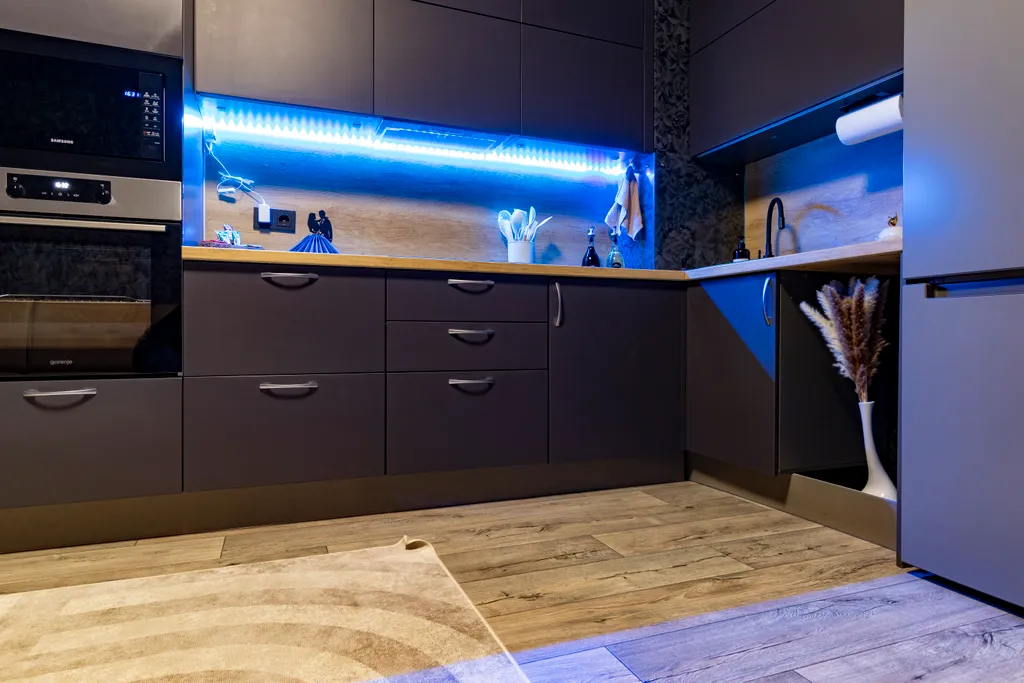 Просторная однокомнатная квартира с кухней гостиной