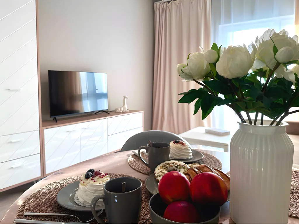 Стильная 2-комнатная квартира для большой компании