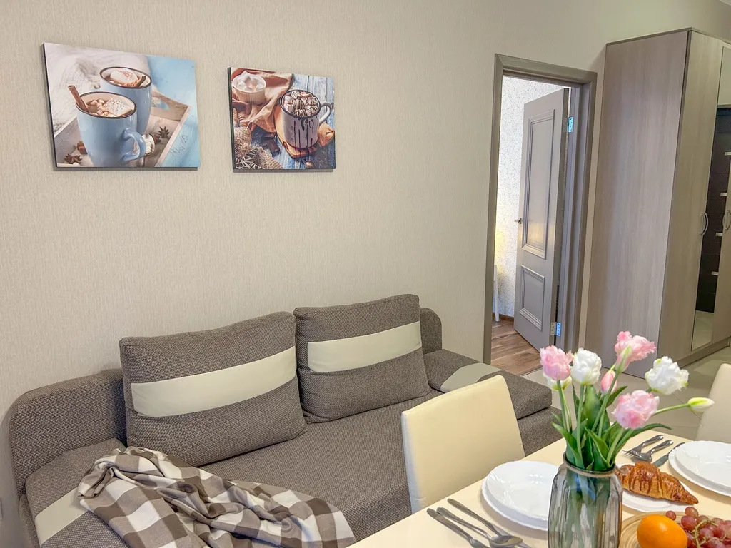 Квартира Квартира Сан Сити 26 с одной спальней с видом на море, на 4 этаже — Светлогорск