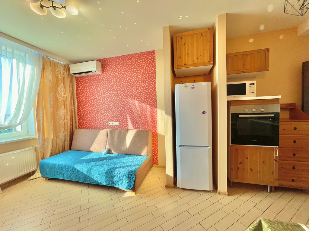 Евро 2-комнатная квартира с ярким интерьером