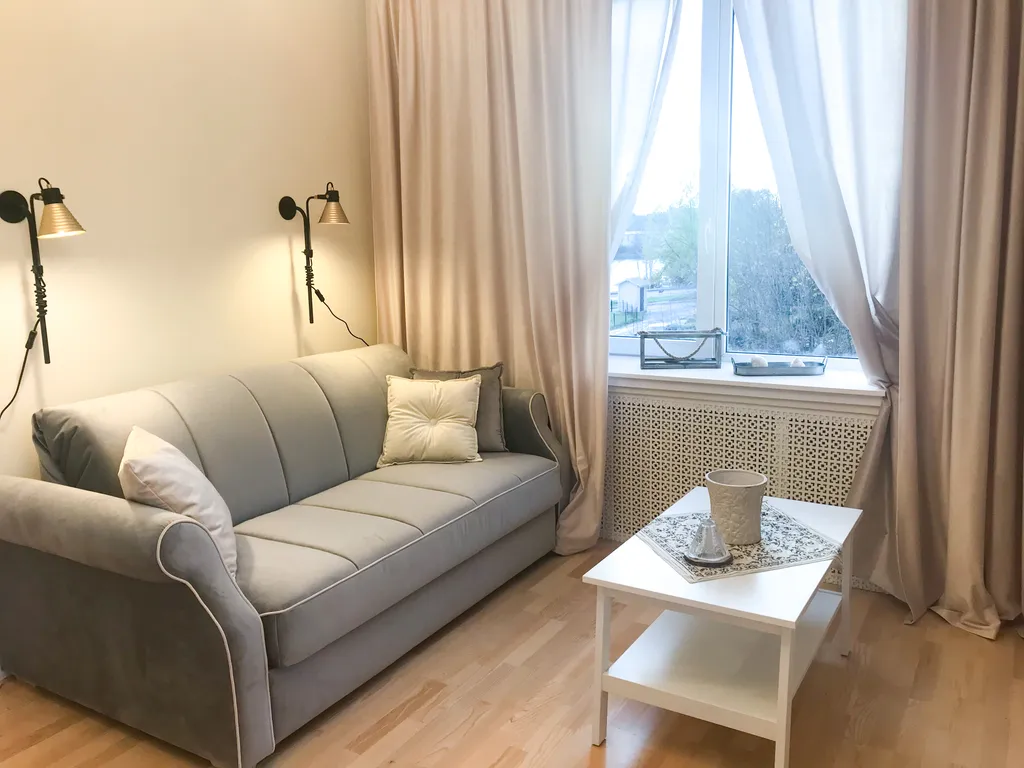 Большая красивая квартира на берегу залива