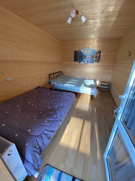 Домик с русской баней на дровах + сибирский банный чан