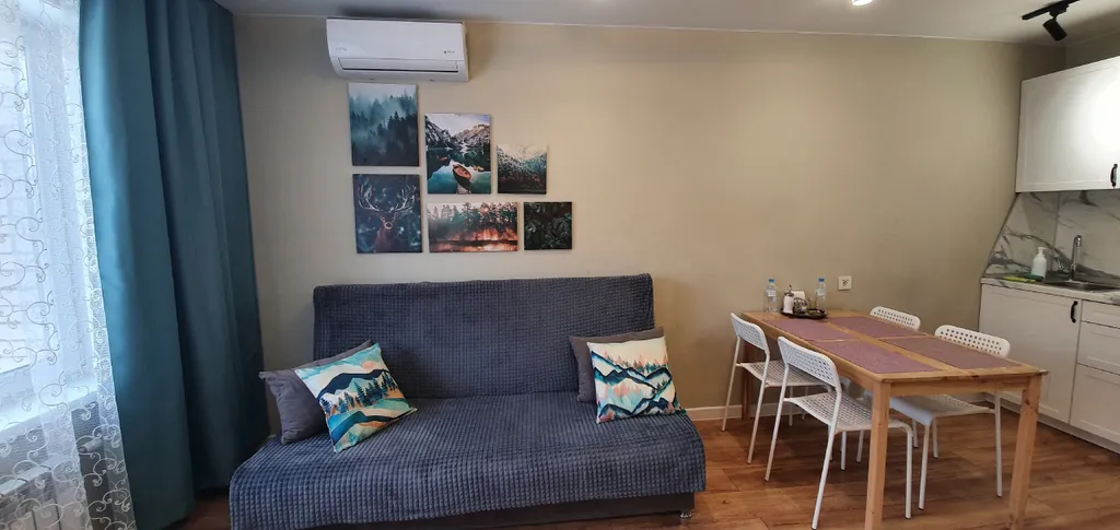 Современные апартаменты тайга в самом сердце города с кондиционером