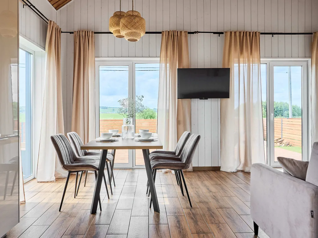 Коттедж Стильный панорамный дом с видом на бескрайние просторы — Пушкин