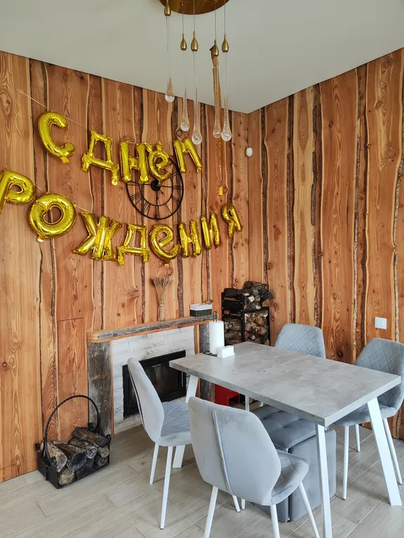 Уютный домик в деревне с баней и басейном