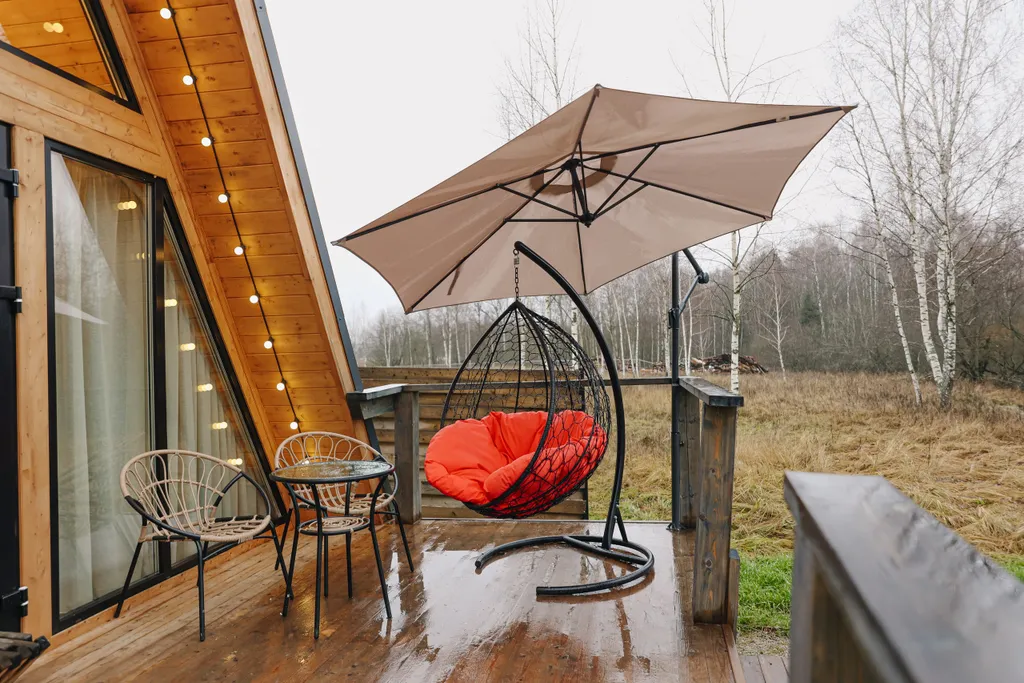 Комфортный дом с видом на лес