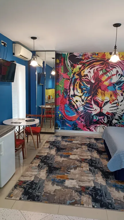 Комфортная квартира-студия в центре с патио